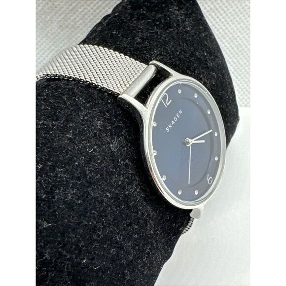 Skagen Anita SKW2307 Womens Silver Stainless Steel Mesh Analog Dial Watch AEA316 main image 8